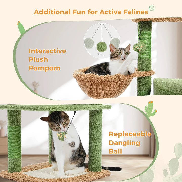 Arbre a Chat Confortable - Modèle "SunnyPaws"