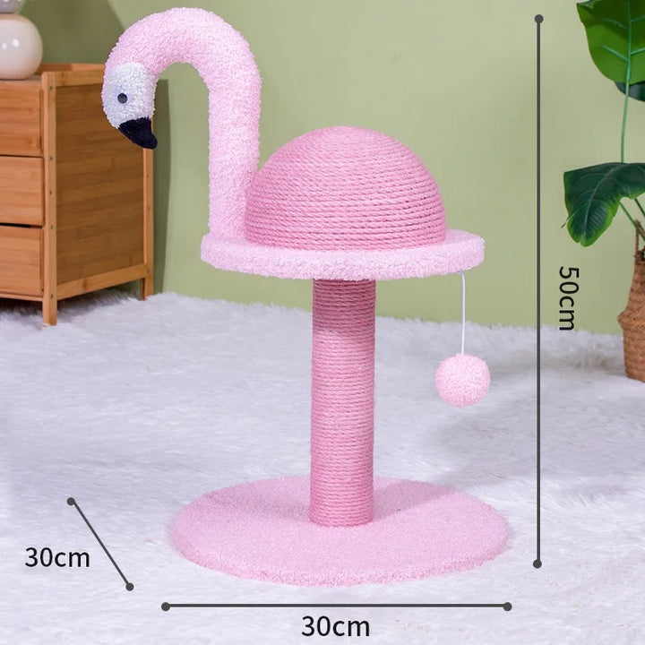 Flamingo Cat Tree - "FlamingoPaws"