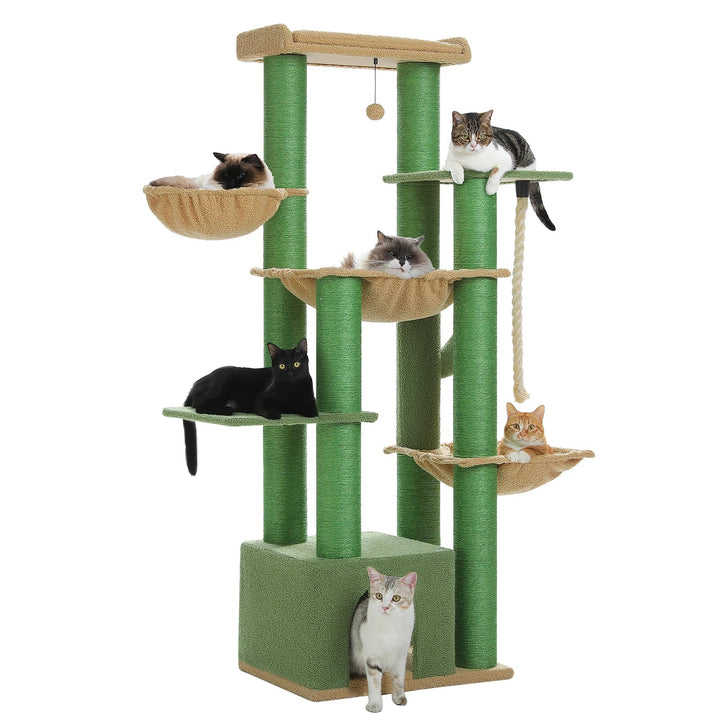 Arbre à chat Maine Coon pour grands chats - Modèle : "MaxiPlaisir"